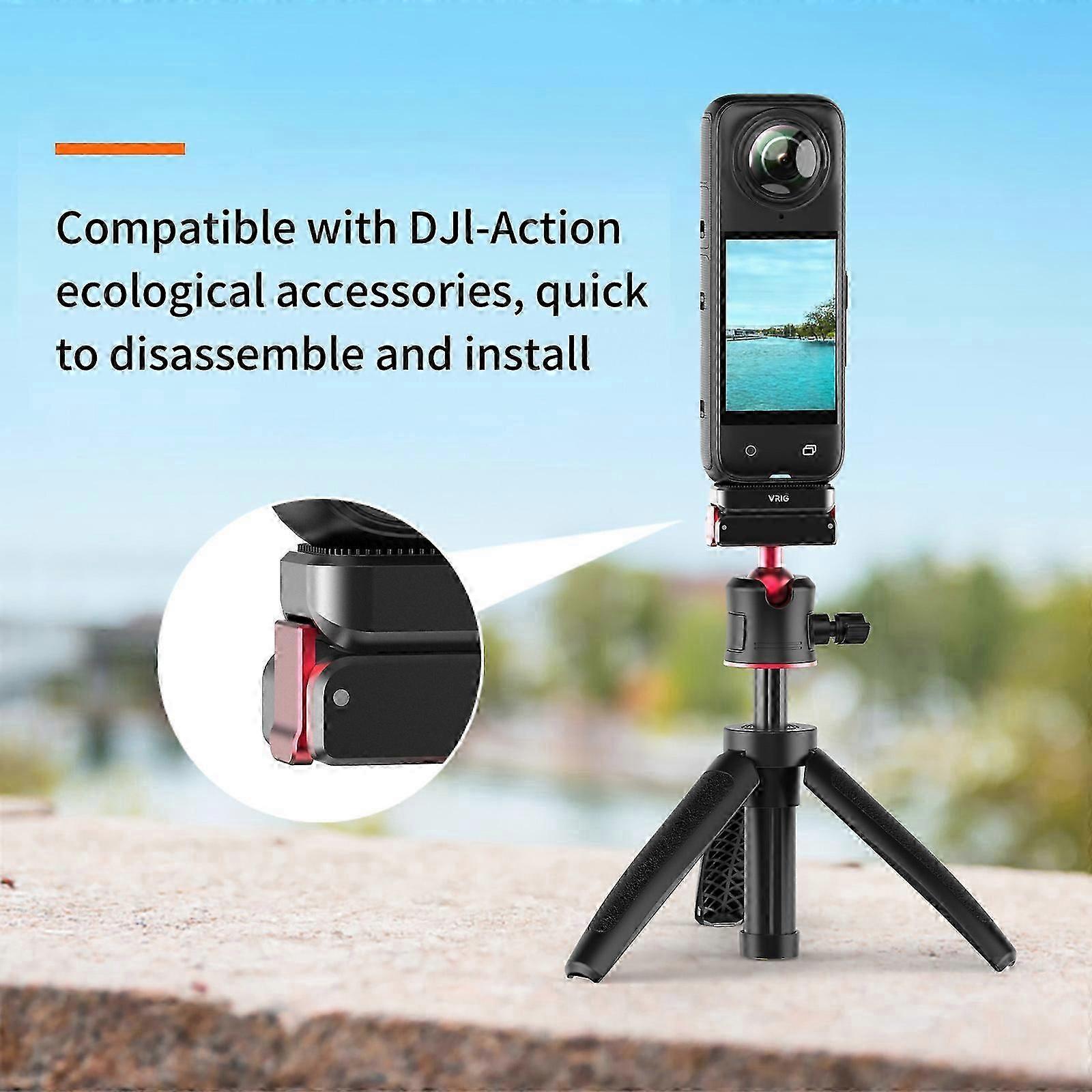 VRIG AC18/ AC19 3in1 Magnetic Quick Release Adapter Base Camera Tripod ...
