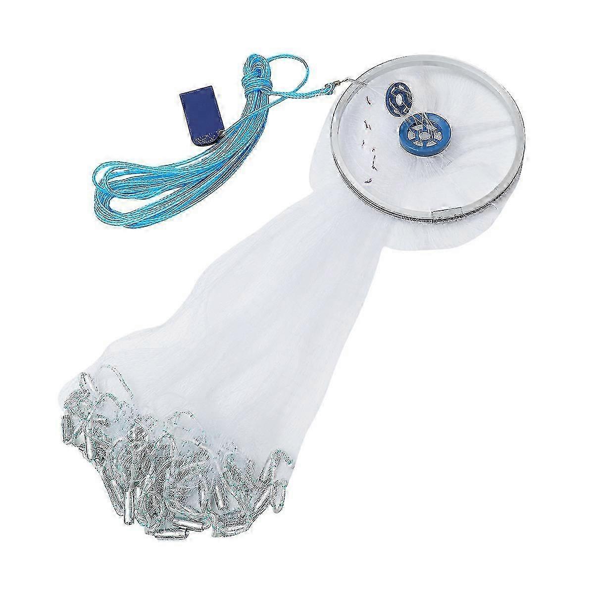 4.8m Visuitrusting Vissen Gegoten Net Spin Bait