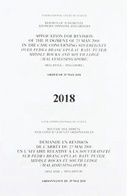 Application For Revision Of The Judgment Of 23 May 2008 In The Case Concerning S by International Court of Justice Paperback Book