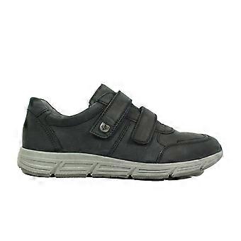 Waldlaufer Haslo Herren | Notte Navy Nubuk | Herren Riptape Schuhe