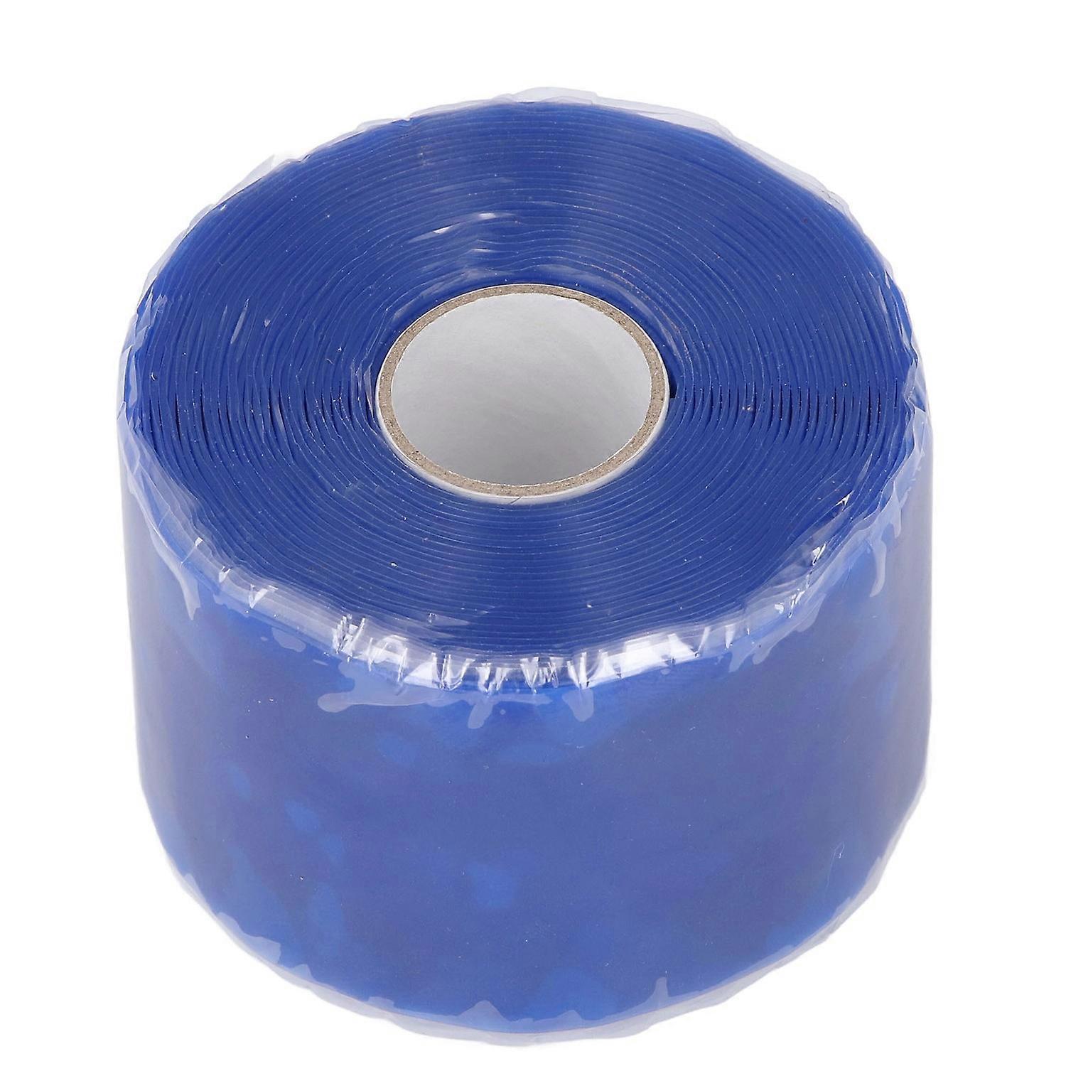 Nastro di riparazione in gomma siliconica, lunghezza 5 m, larghezza 50 mm, spessore 0,8 mm, autoadesivo, nastro sigillante per perdite d'acqua
