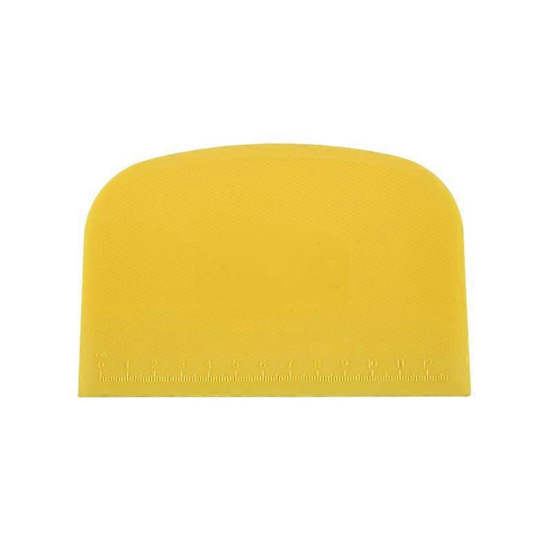 PP plastic scraper baking utensils mesh cake cream scraping arch rice rolls cut double-sided cutting knife