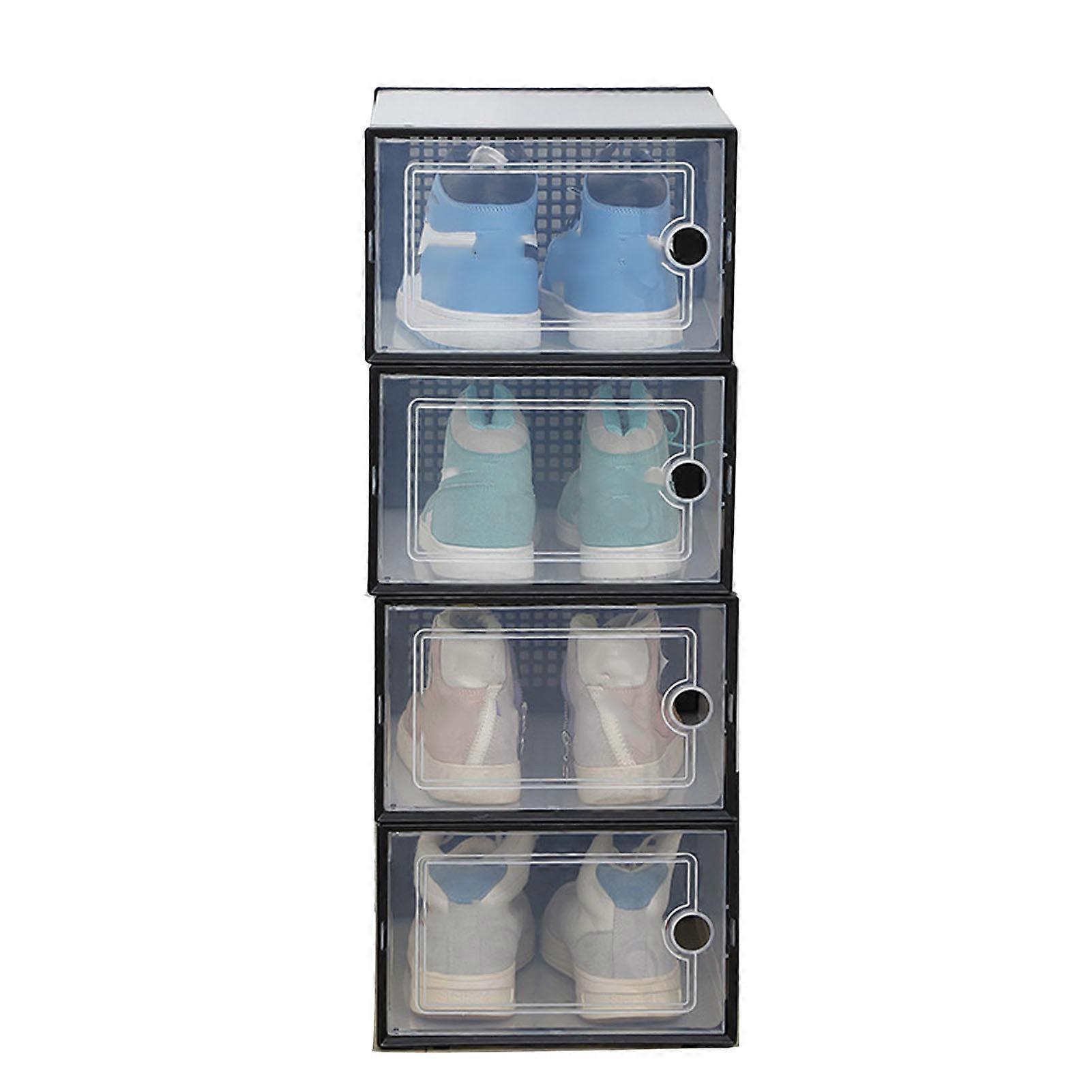 Thick Transparent Shoe Box Plastic Shoe Organizer