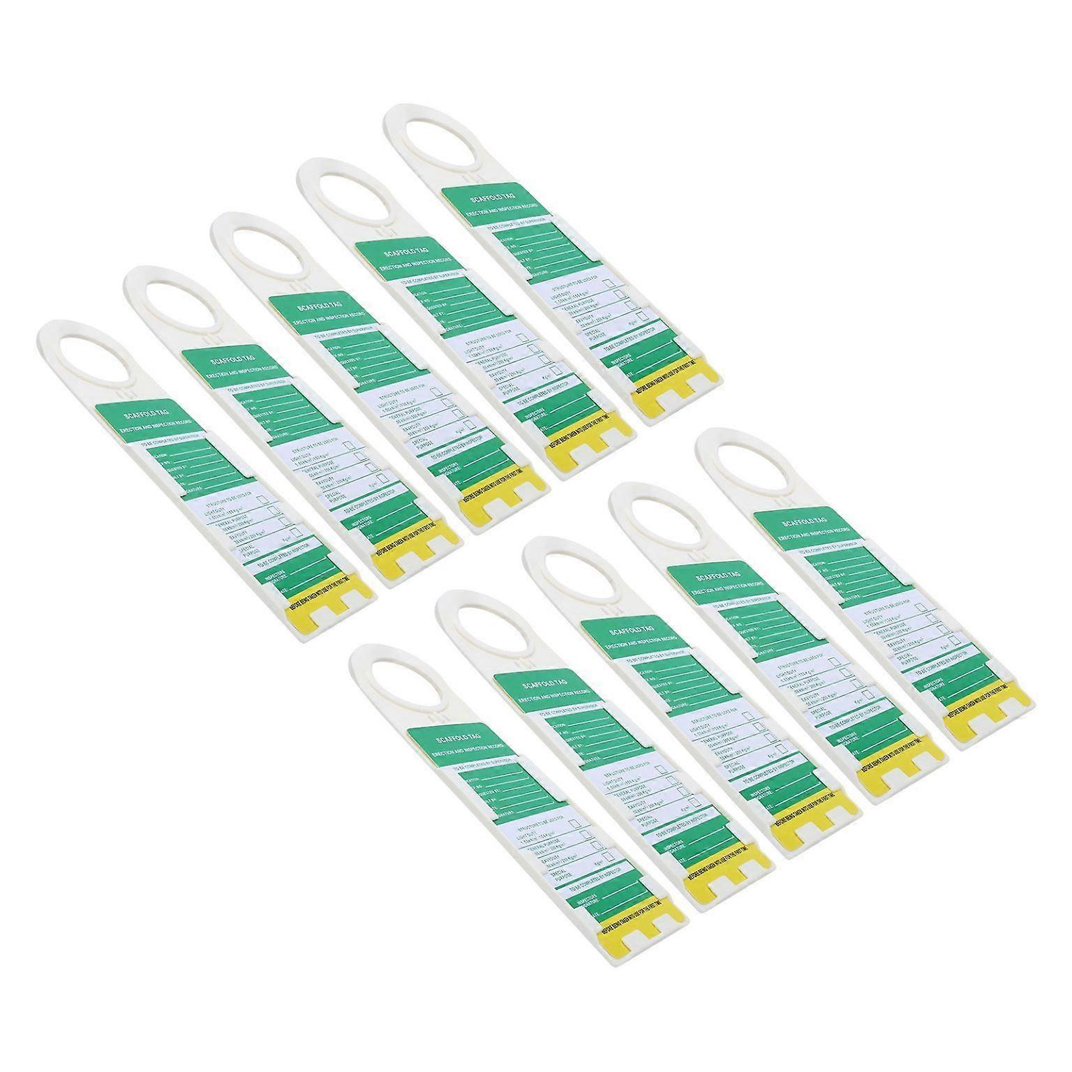 maintenance scaffold tag locking warning signs 10PCS Scaffold Tag Locking