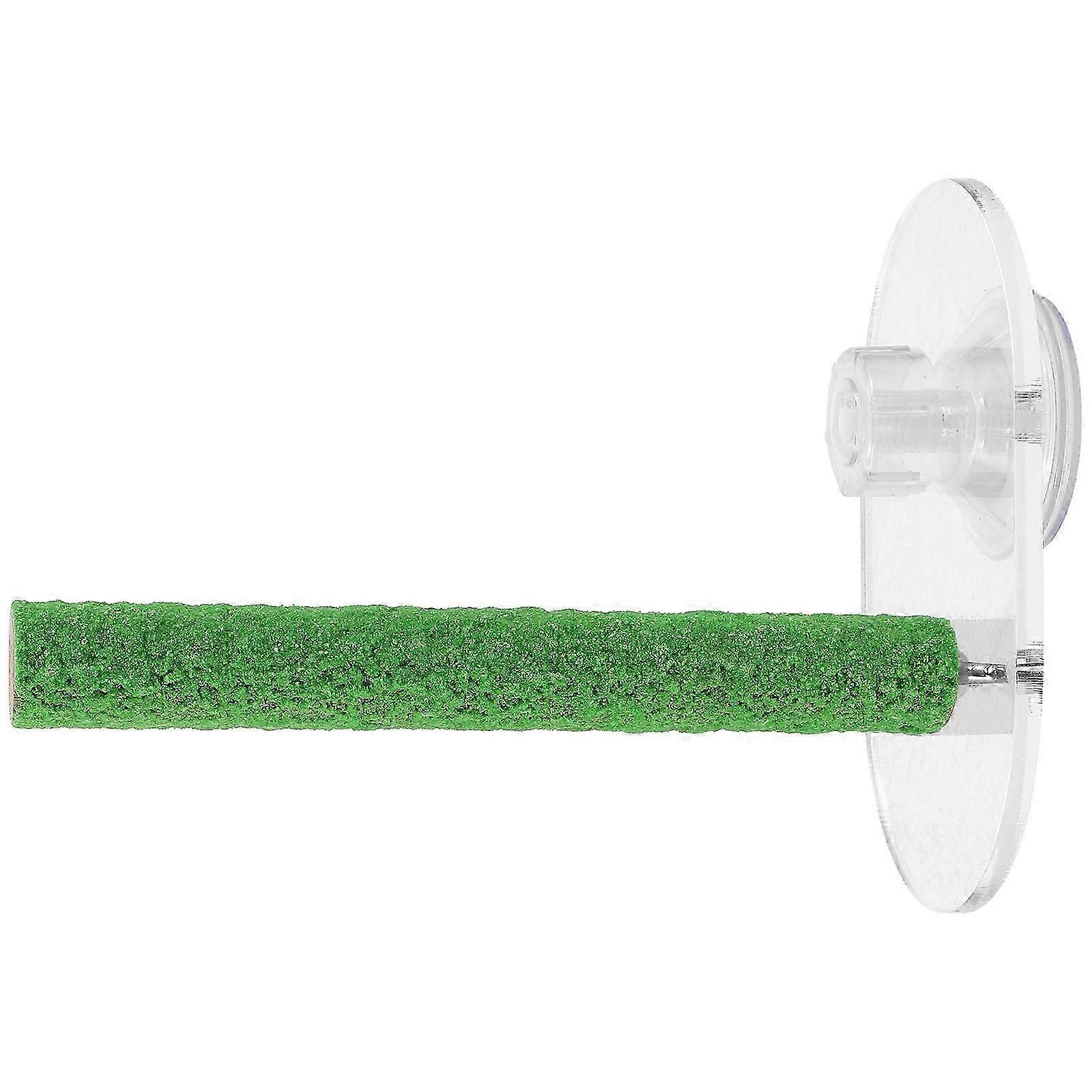 Suction Cup Standing Rod Dull Polish Parrot Stand Stable Sucker Parrot Bird Perch