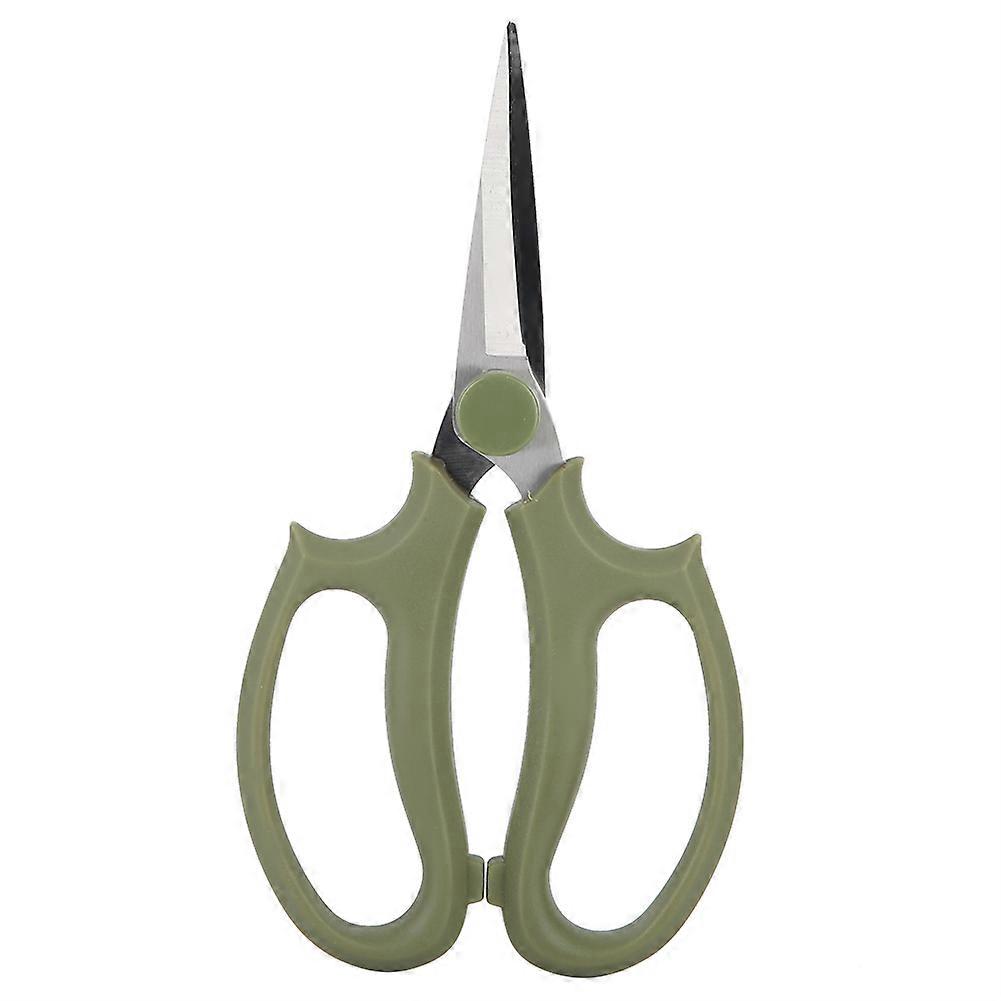 Multifunctional Floral Scissors Pruning Shears Flower Cutting Scissors(Green)