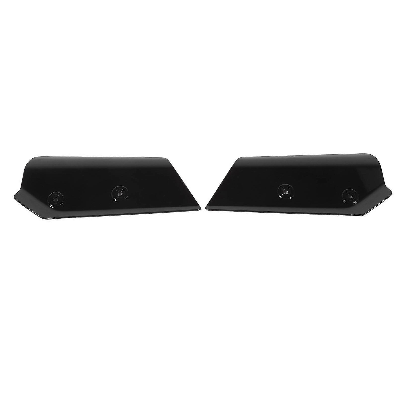 1 Pair Motorcycle Handguards Enhanced Security High Hardness Stylish Look Hand Guards Protector Deflector for MT‑09 SP 2024 Black