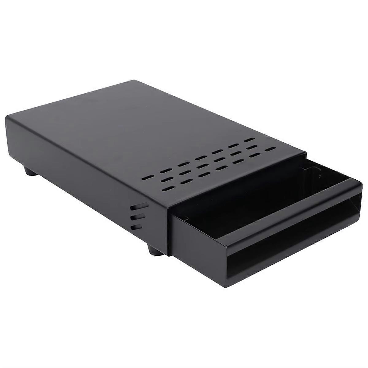 Stainless Steel Coffee Knock Box Drawer - Thickened Residue Powder Box for Home and Cafe Use, Easy