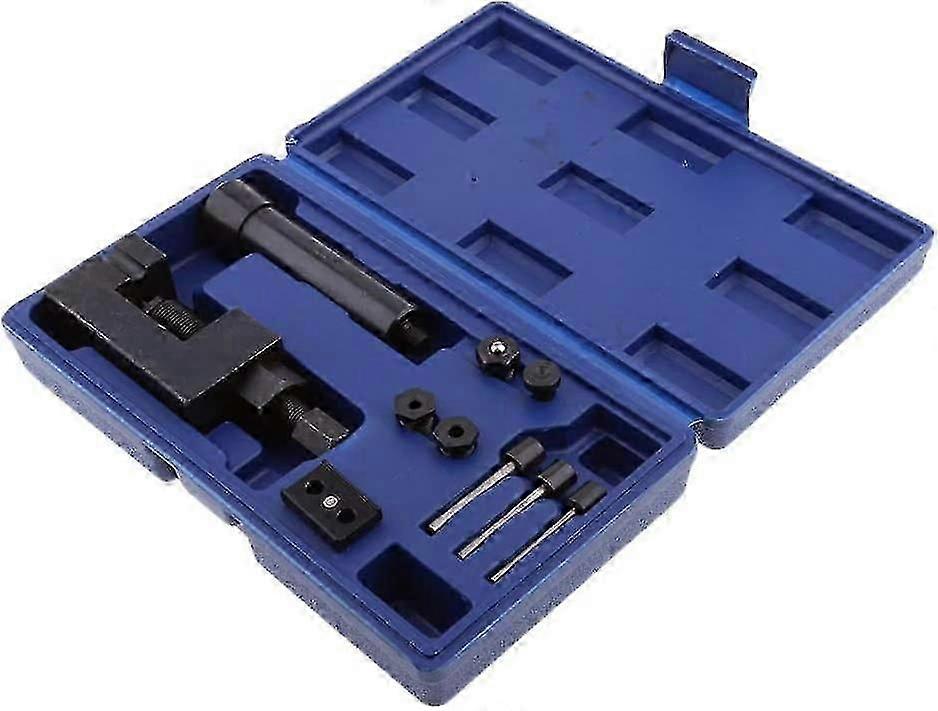 Chain Splitter Breaker And Riveting Rivet Riveter Tool Motorcycle Bike Suitable For Chains From #32 - #5321pcs)