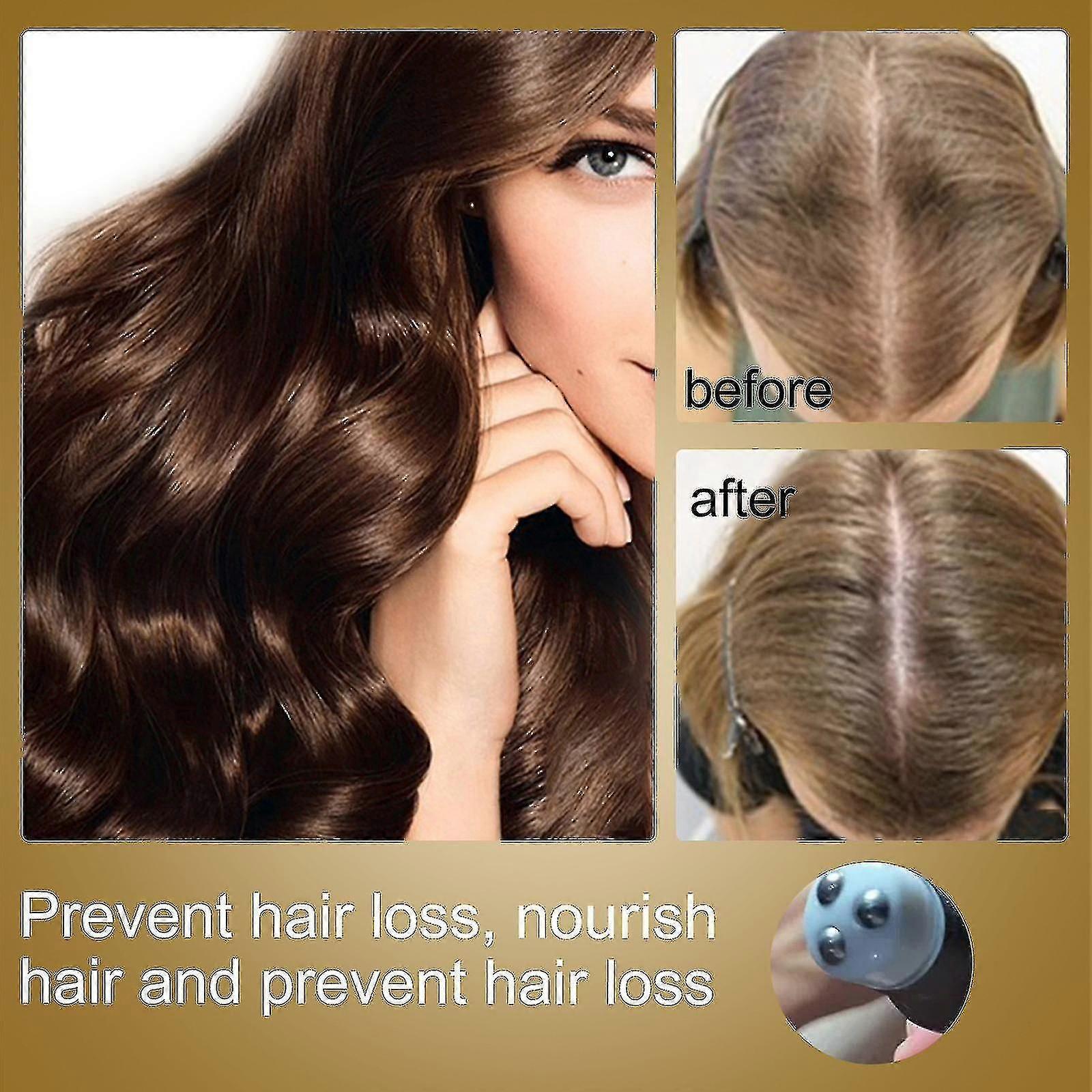 Solution de soins capillaires roll-on Massage Densifie les cheveux, Polygonum Multifl