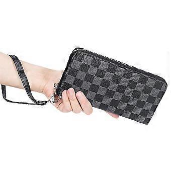 Damen Kreditkarten Geldbörse Mode Handtasche Tasche Geldbörse Schwarz