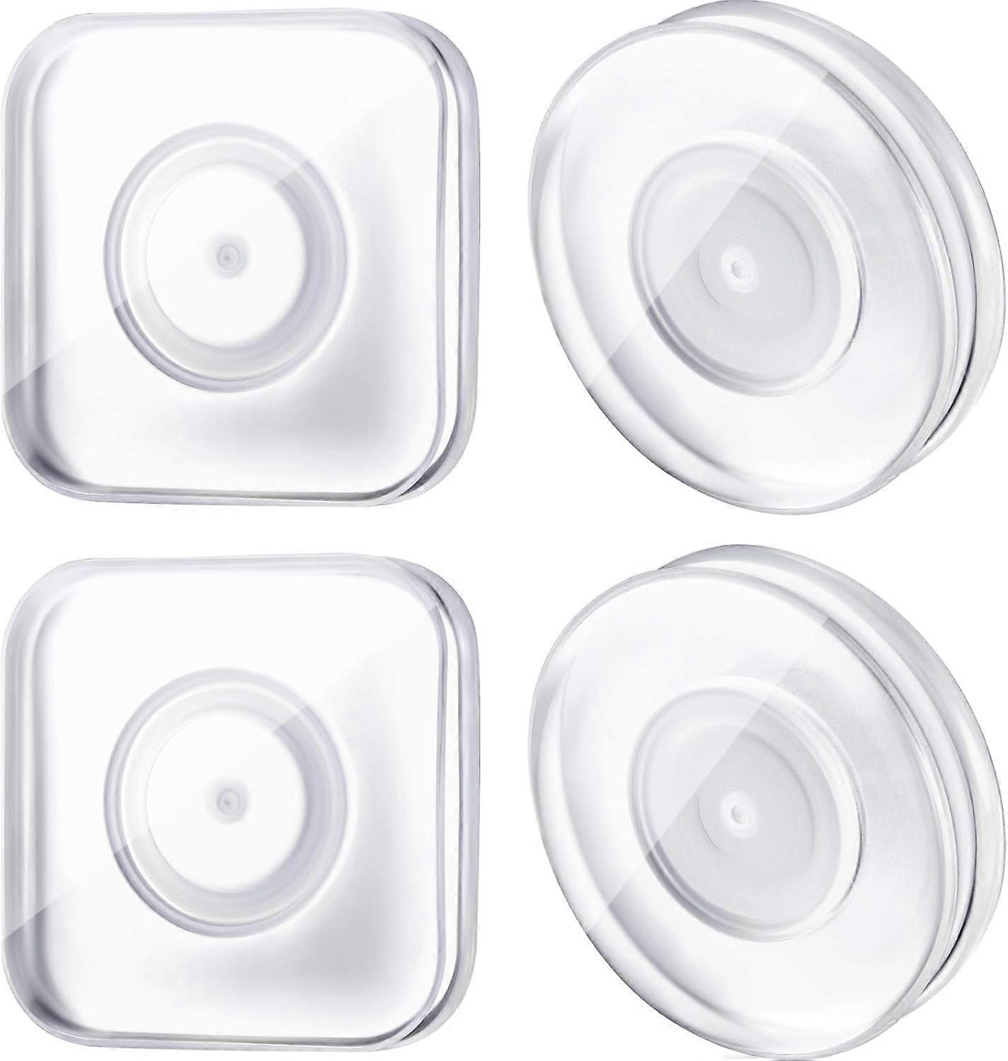 Shock Absorbent Gel Self Adhesive Wall Protector, Multi-Purpose Phone Stand with Transparent Washable Reusable Bumper Guard for Safe and Secure
