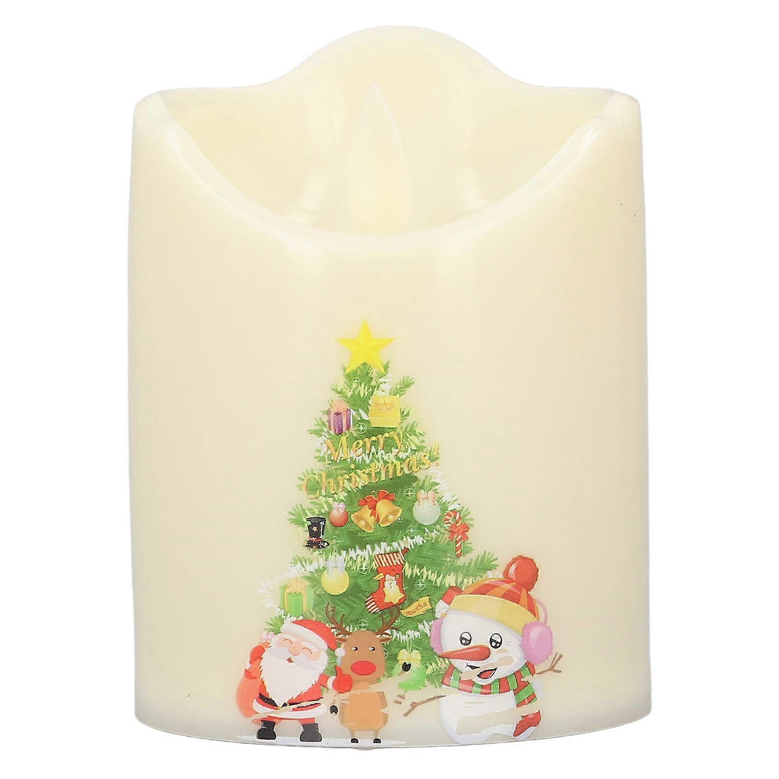 LED Candle Light Battery Powered Flameless Simulation Christmas Decoration Lamp Realistic Flicker