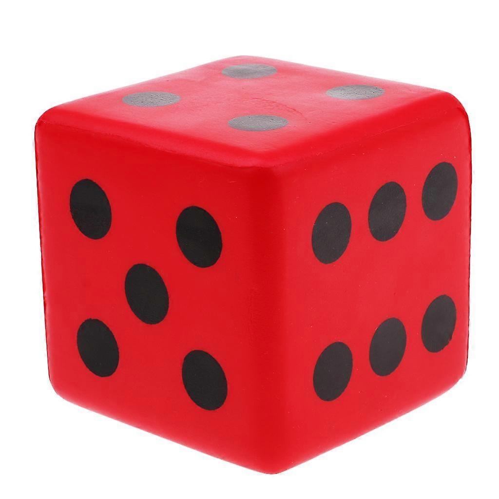 10cm Soft Sponge Dice Foam Dice Playing Spot Dice for Educational 1-6 Spots