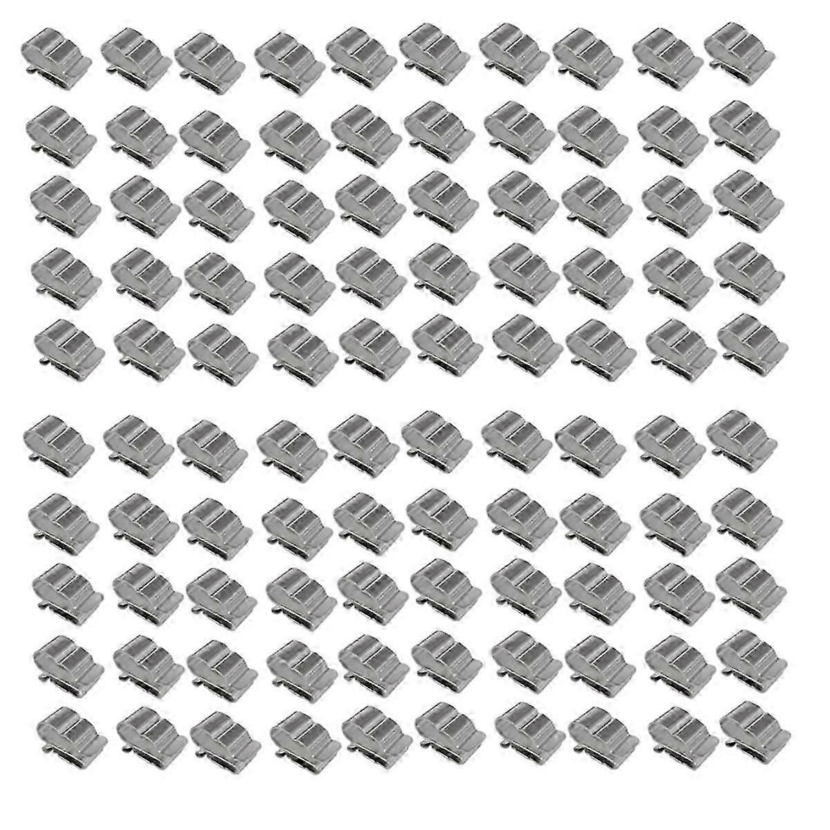 100pcs φωτοβολταϊκός σφιγκτήρας καλωδίων καλωδίων 304 ηλιακός συνδετήρας καλωδίων ανοξείδωτου Καλώδιο Cl