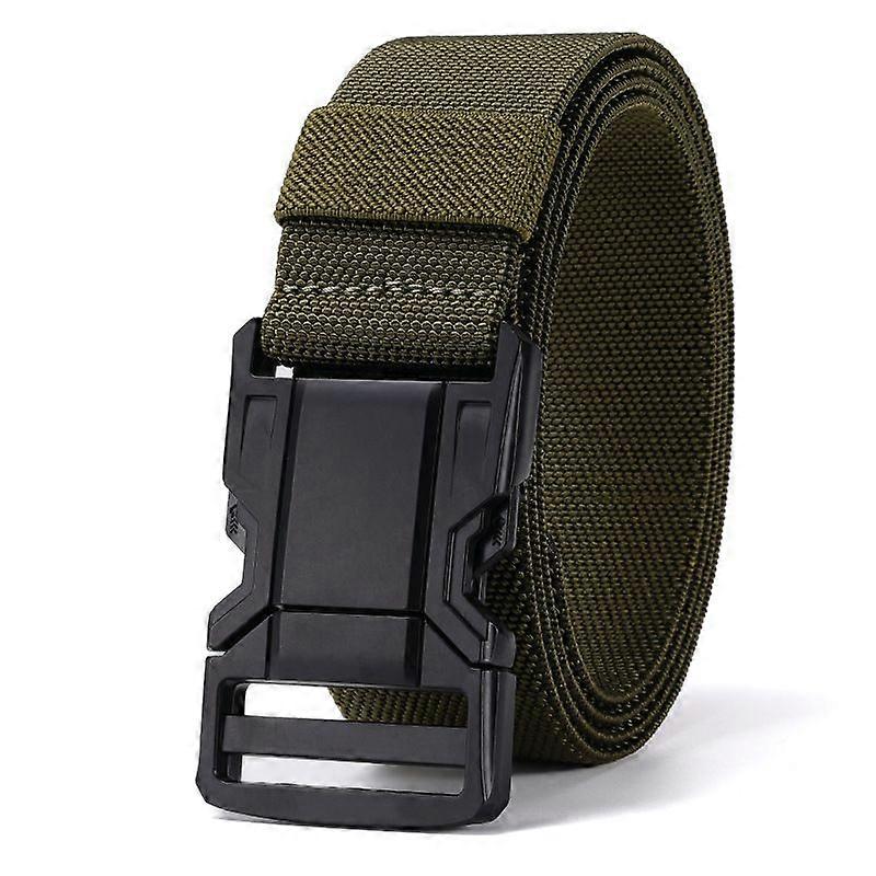 Cross-Border Foreign Trade For Men's Nylon Belt New Pair Release Buckle Woven Pant Belt Outdoor Tactics Tooling Belt For Men