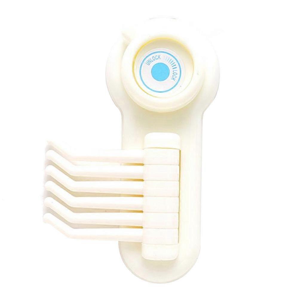 Adjustable Wall Suction Hook Storage Organizer Rack for Bathroom, Kitchen, and Bedroom - Strong Adhesive, Durable Material