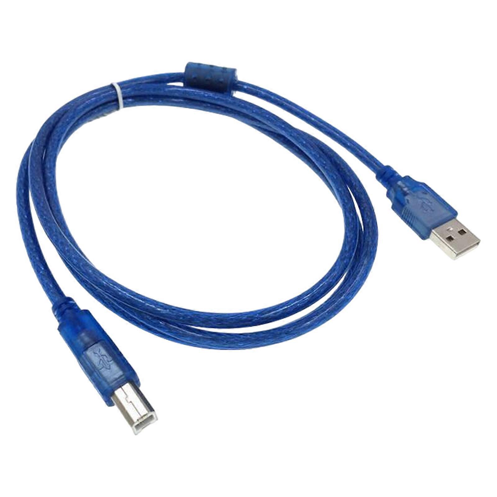 Çeşitli Yazıcılar İçin USB 2.0 Yazıcı Kablosu Korozyona Dayanıklı Konektörlerle Hızlı İletim ve Baskı 1.5m