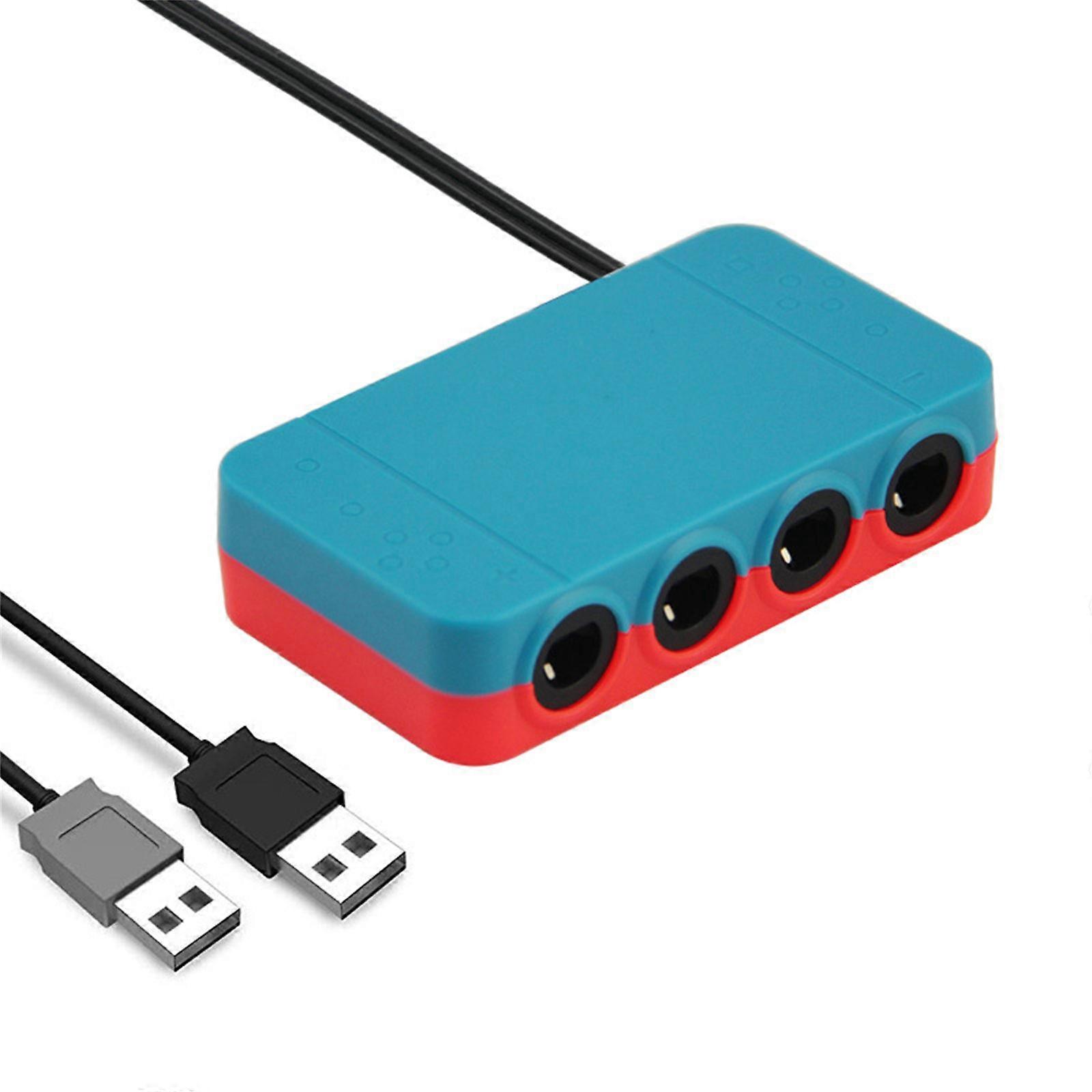 NGCs to WiiU Controller Link, Simple Connection Performances for Gaming Enthusiasts Blue Red