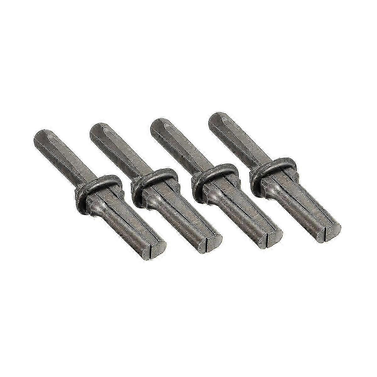 4PC Stone Masonry Tools Kit: Iron Chisels, Cleavers, Wedges for Stonework |