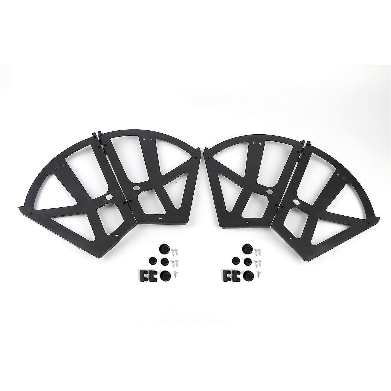 4個/セットホーム家具シューズ引き出しキャビネットヒンジフリッププレートフレームターニングラックアクセサリー