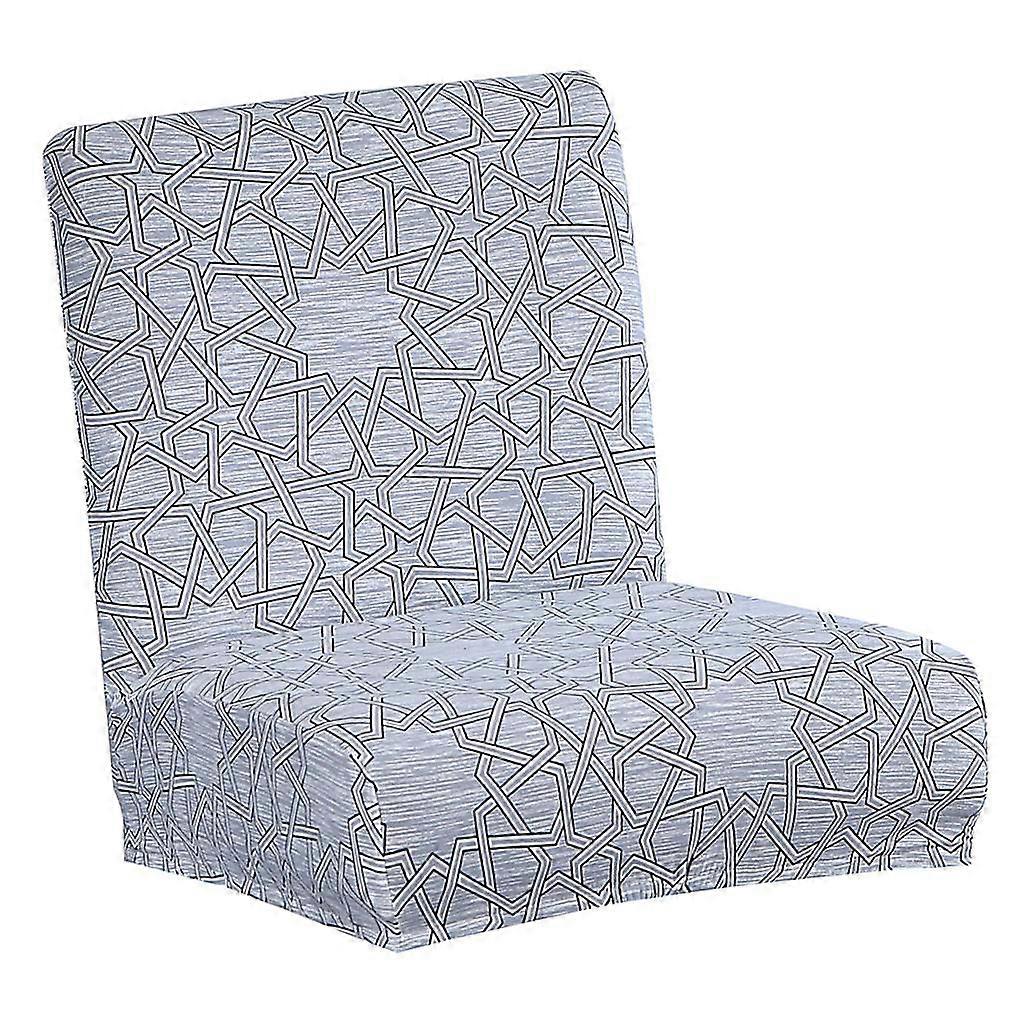Short Low Back Cover Dining Slipcovers Removable Short Stretch Spandex Dining