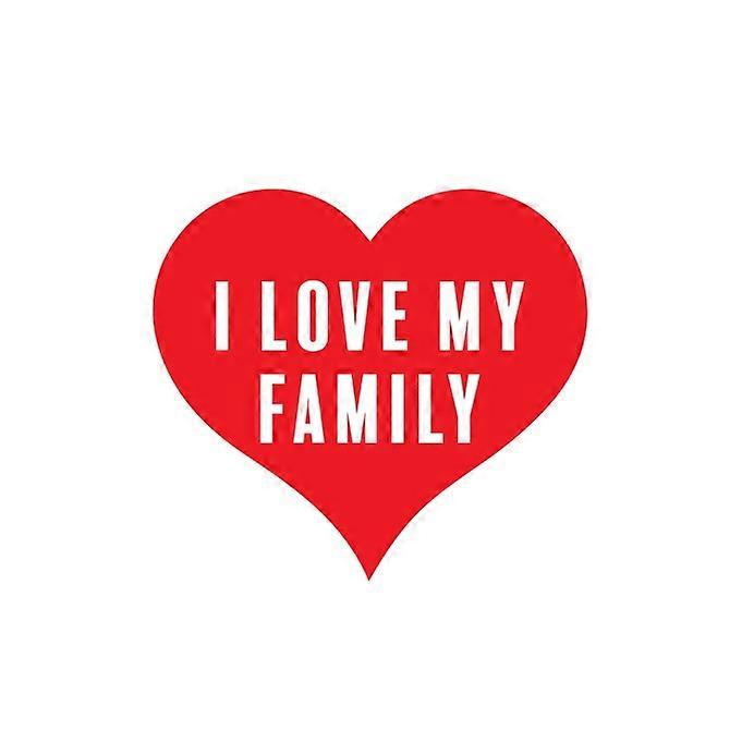 Iron-on patch I Love My Family