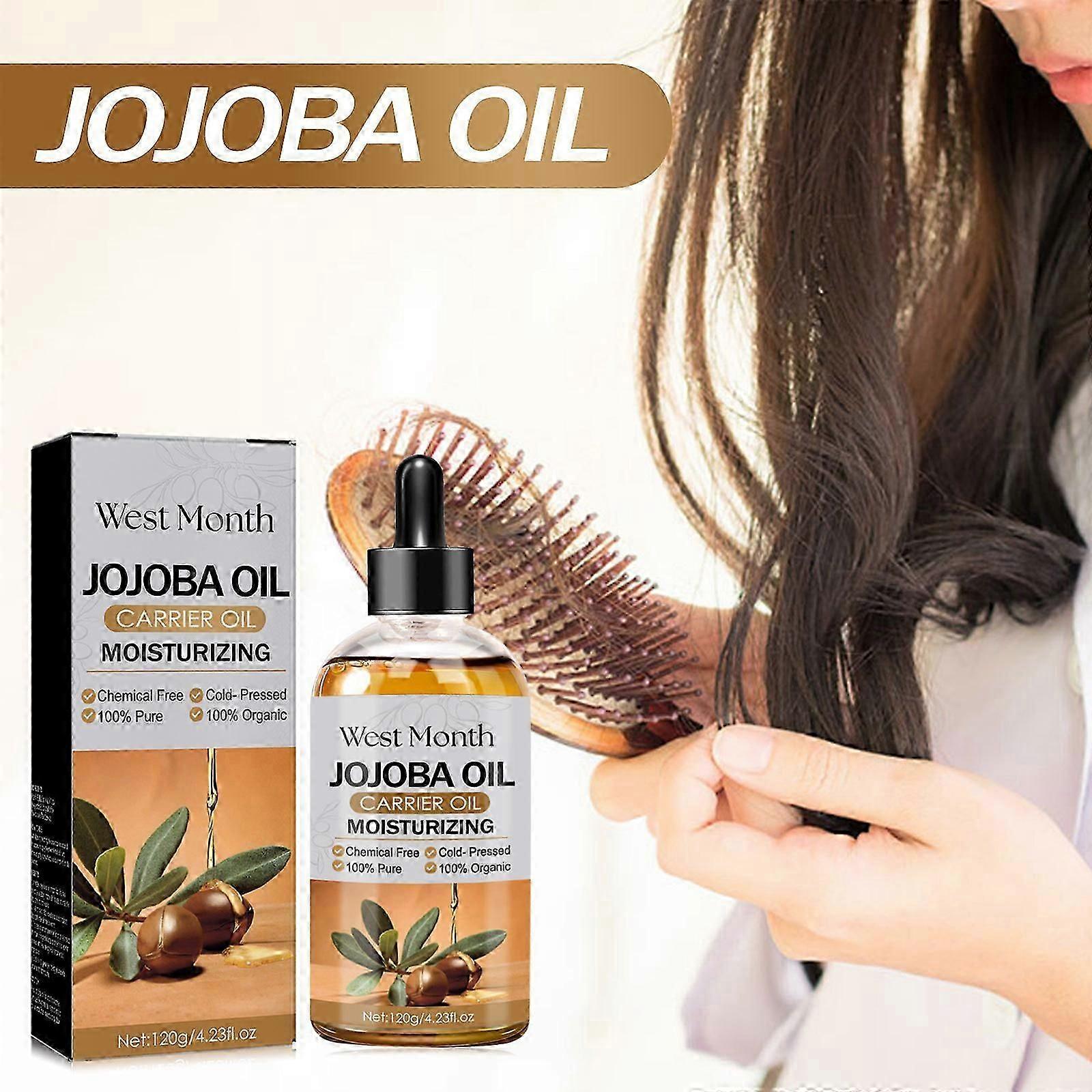 μοναδικό Βιολογικό Έλαιο Jojoba, Premium Grade Oil για Δέρμα και Μαλλιά, Vegan &; Αγνό Έλαιο Jojoba, Βιολογικό Ψυχρής Έκθλιψης, Μη Επεξεργασμένο Έλαιο Jojoba για την Ανάπτυξη των Μαλλιών
