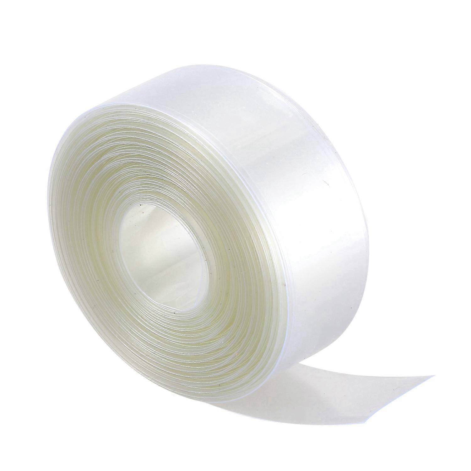 10Meters 23mm Width PVC Heat Shrink Wrap Tube Clear for 1 x AA Battery