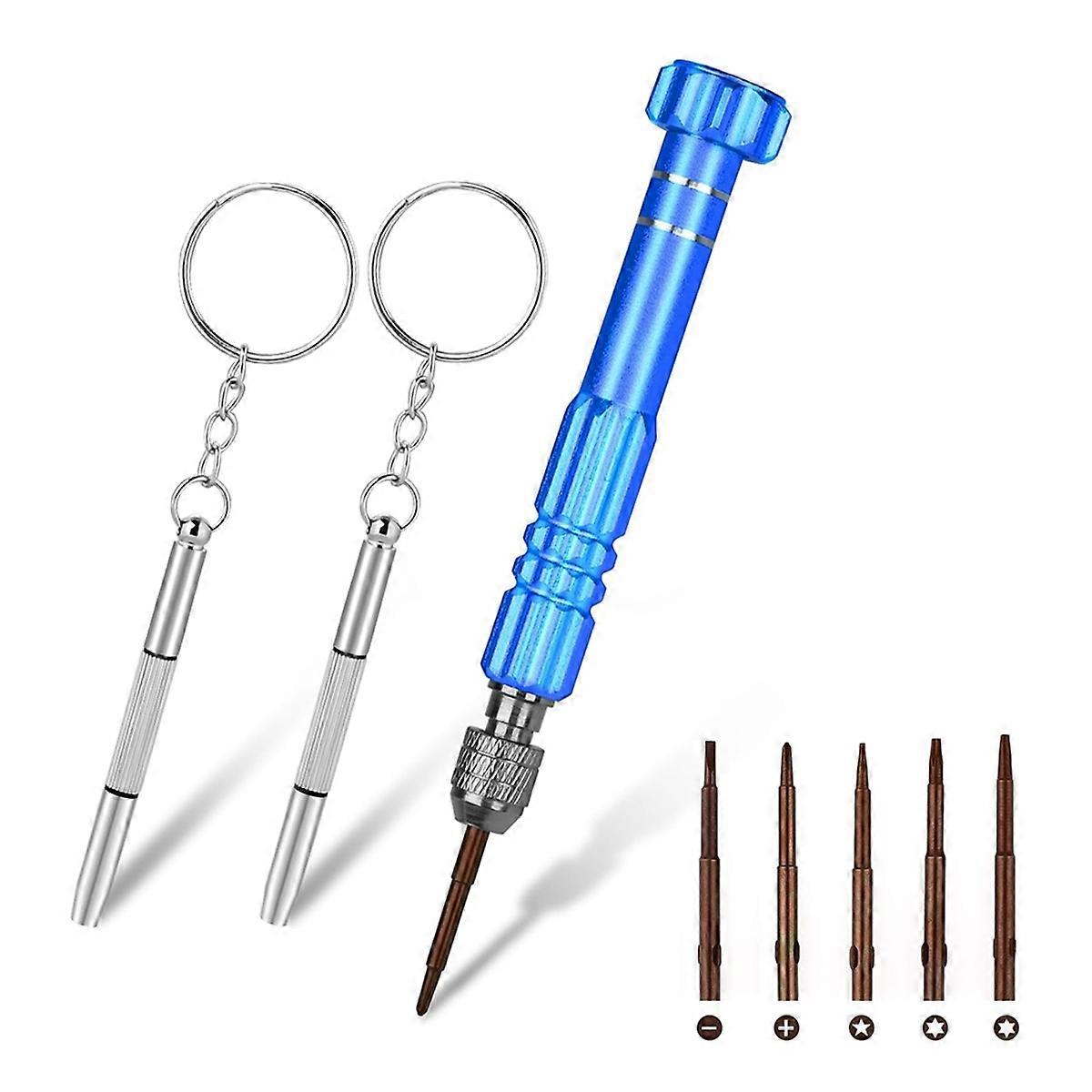 Glasses Repair Kit Screwdriver, 6 in 1 Screwdriver Set