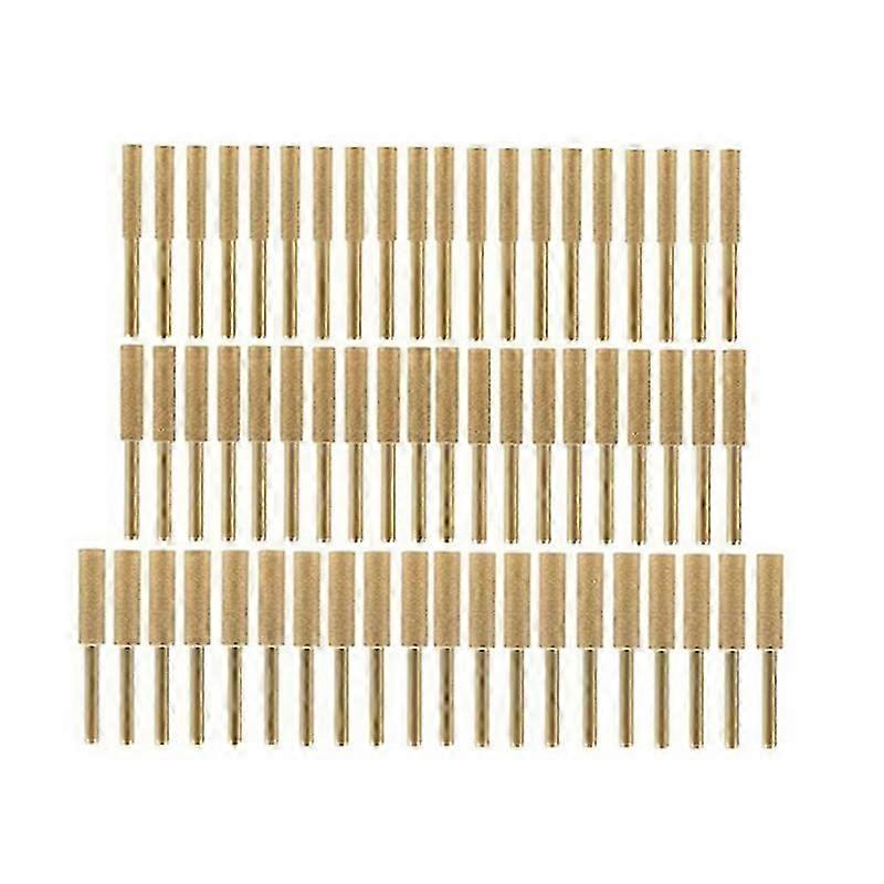 60 Pcs Titanium Plated Grinding Tool Diamond Chainsaw Sharpener Bits High Hardness Chainsaw Sharpen