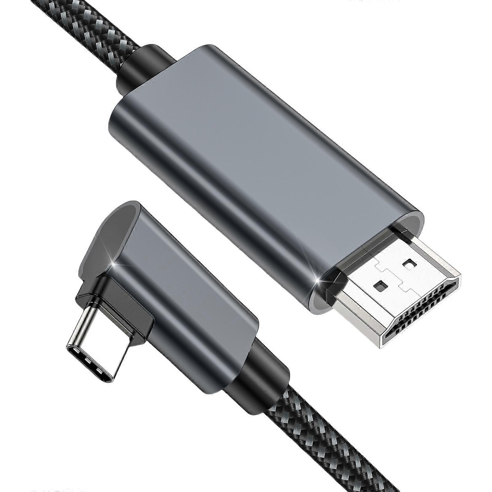 adaptera typu C do HDTV USB C do HDTV 4K@30Hz do smartfonów Laptopy Monitory Nierozerwalne połączenie szary niebieski