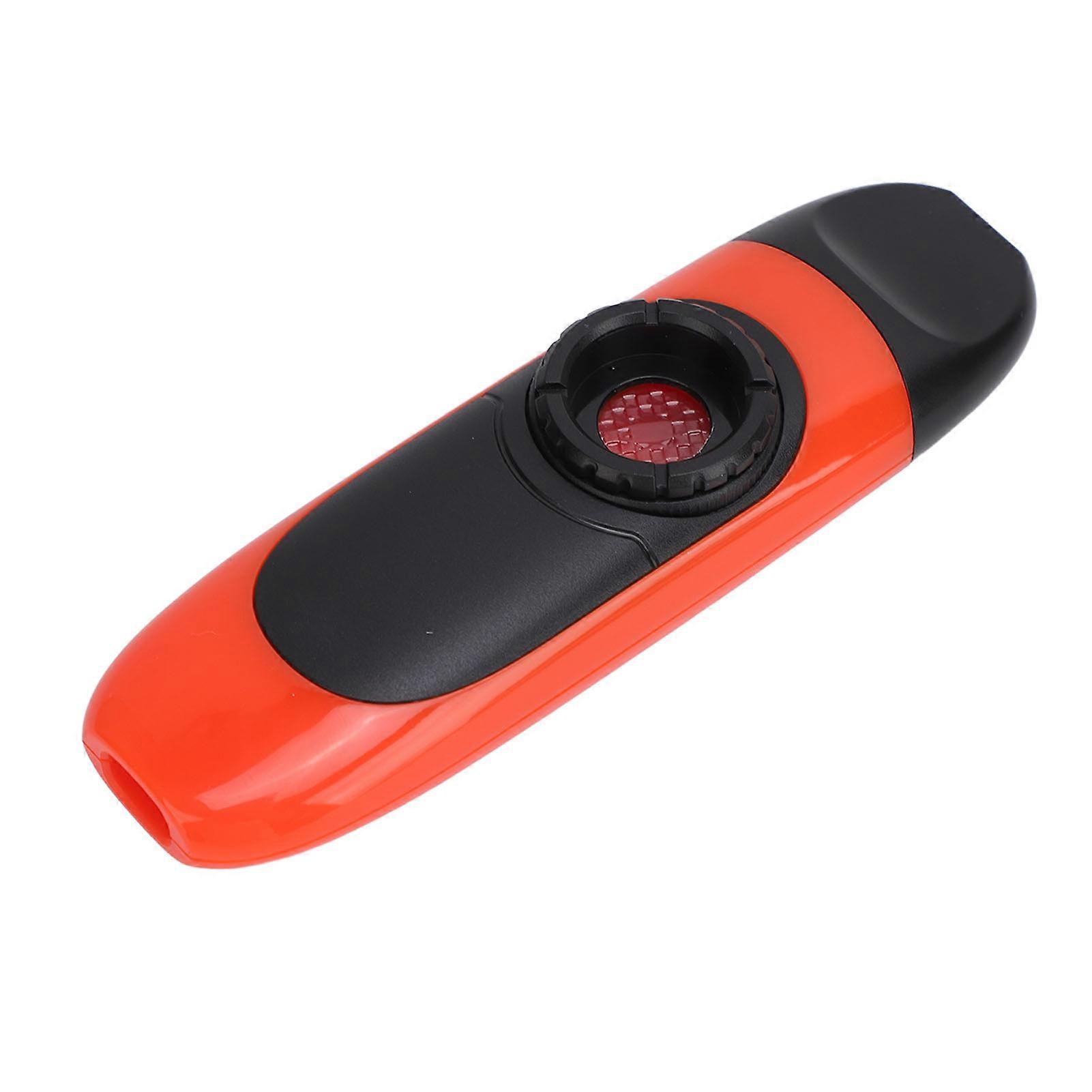 Orange ABS Plastic Professional Kazoo Wind Instrument with 5 Diaphragms for Performance