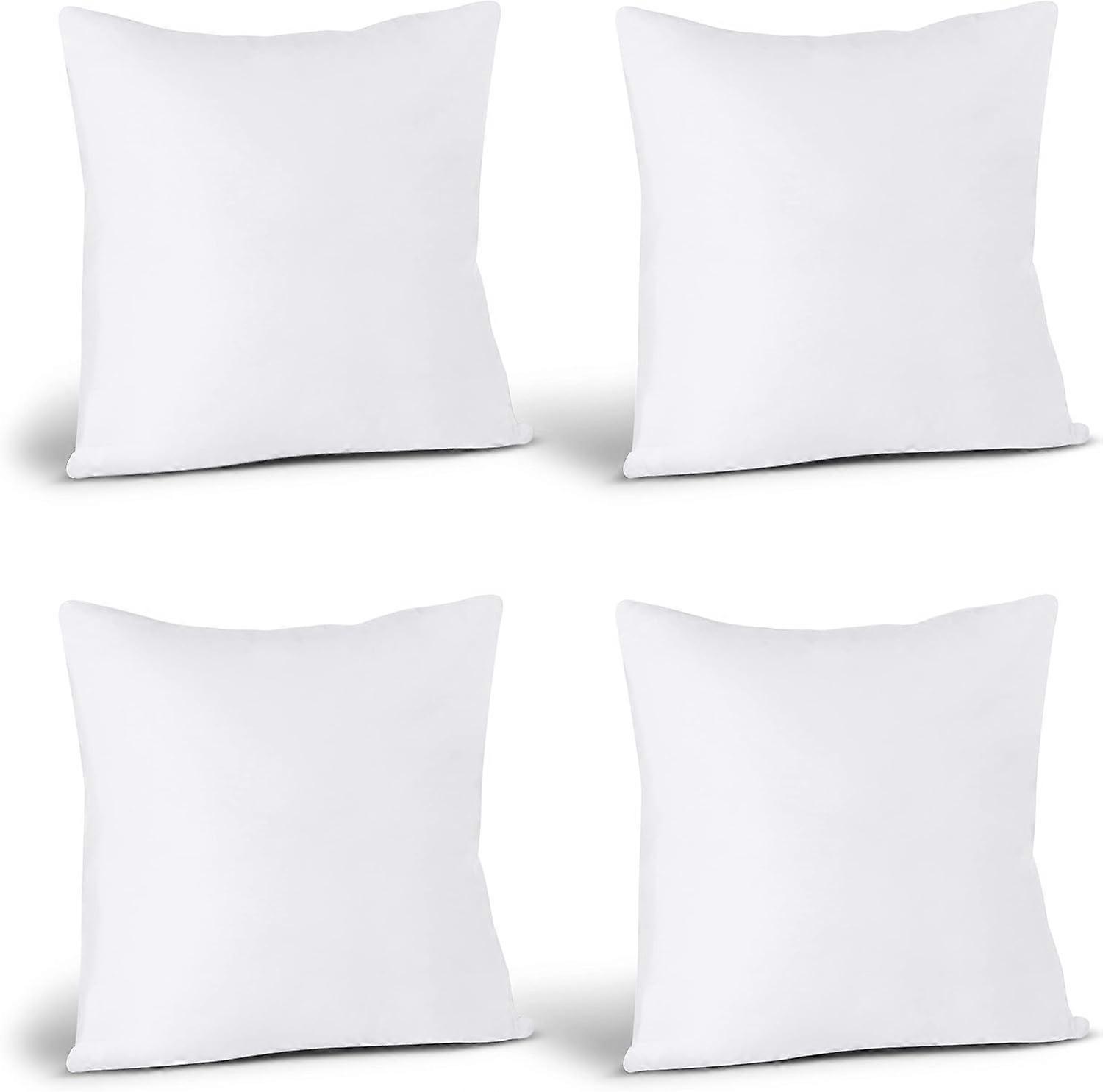 Artisanal Square Couch Enhancements, Hypoallergenic Memory Foam Pillow Inserts, Convenient and Hygienic Non-Deforming Over Time, Plump Stuffer