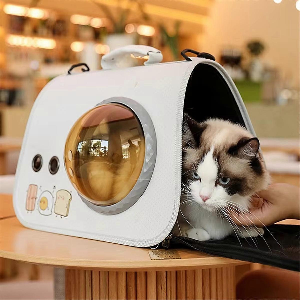 Cat Pet Air Bag Transparent Window Design Breathable Ventilation