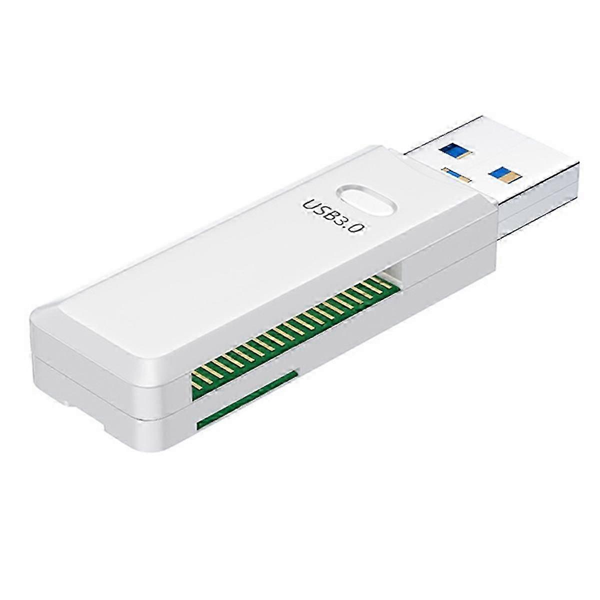 2 in 1 Lettore di schede USB 3.0 Lettore di schede TF / SD Lettore di schede Smart Card per trasmissione dati ad alta velocità per PC portatile
