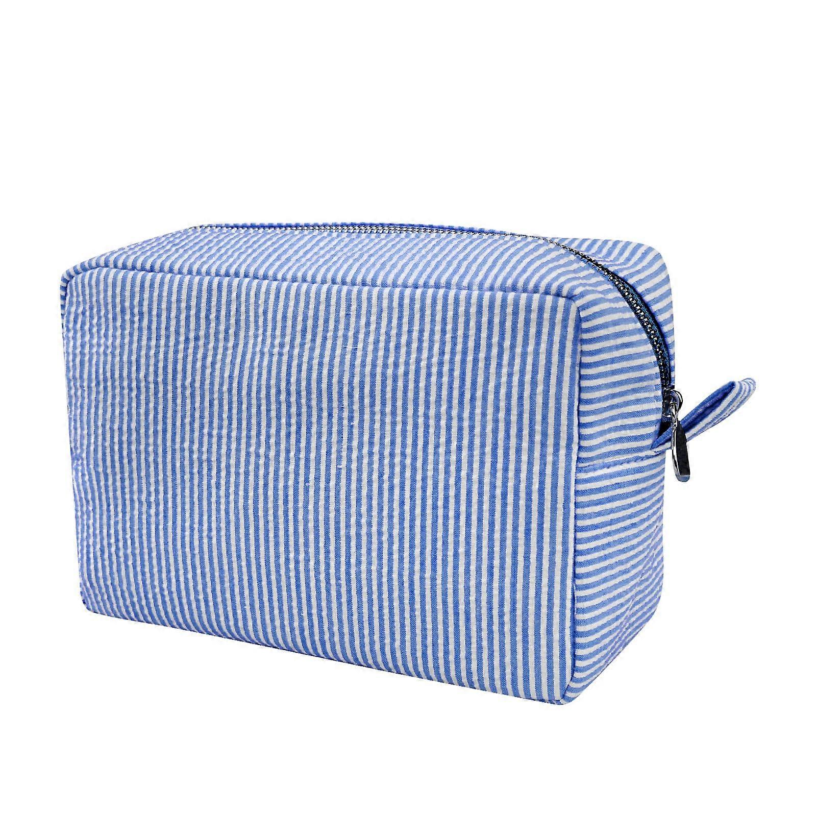 Cute Large Makeup Bag Toiletry Organizer for Travel Essentials, Waterproof with Multiple Pockets and Zipper Closure