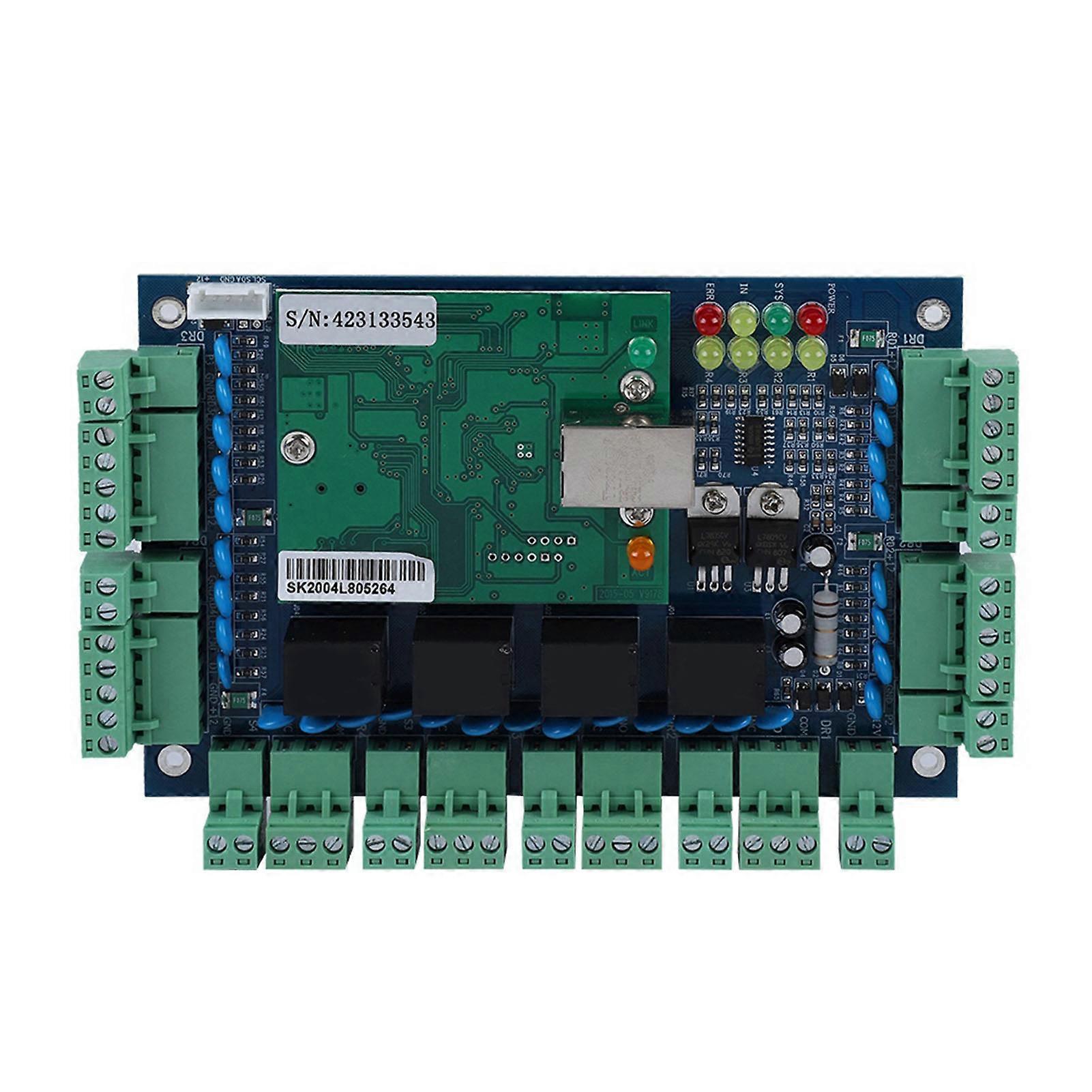 Network TCP/IP 4-Door Access Control Panel, 20,000 Users, 18x11.5x2.5cm