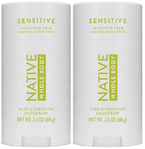 Native Whole Body Deodorant Aloe & Green Tea 2 Pack