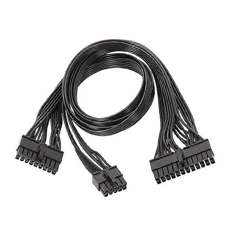 For EVGA 10Pin / 18Pin To 24Pin Flat Cable Module Cable Graphics Card Block Cord 60cm For EVGA