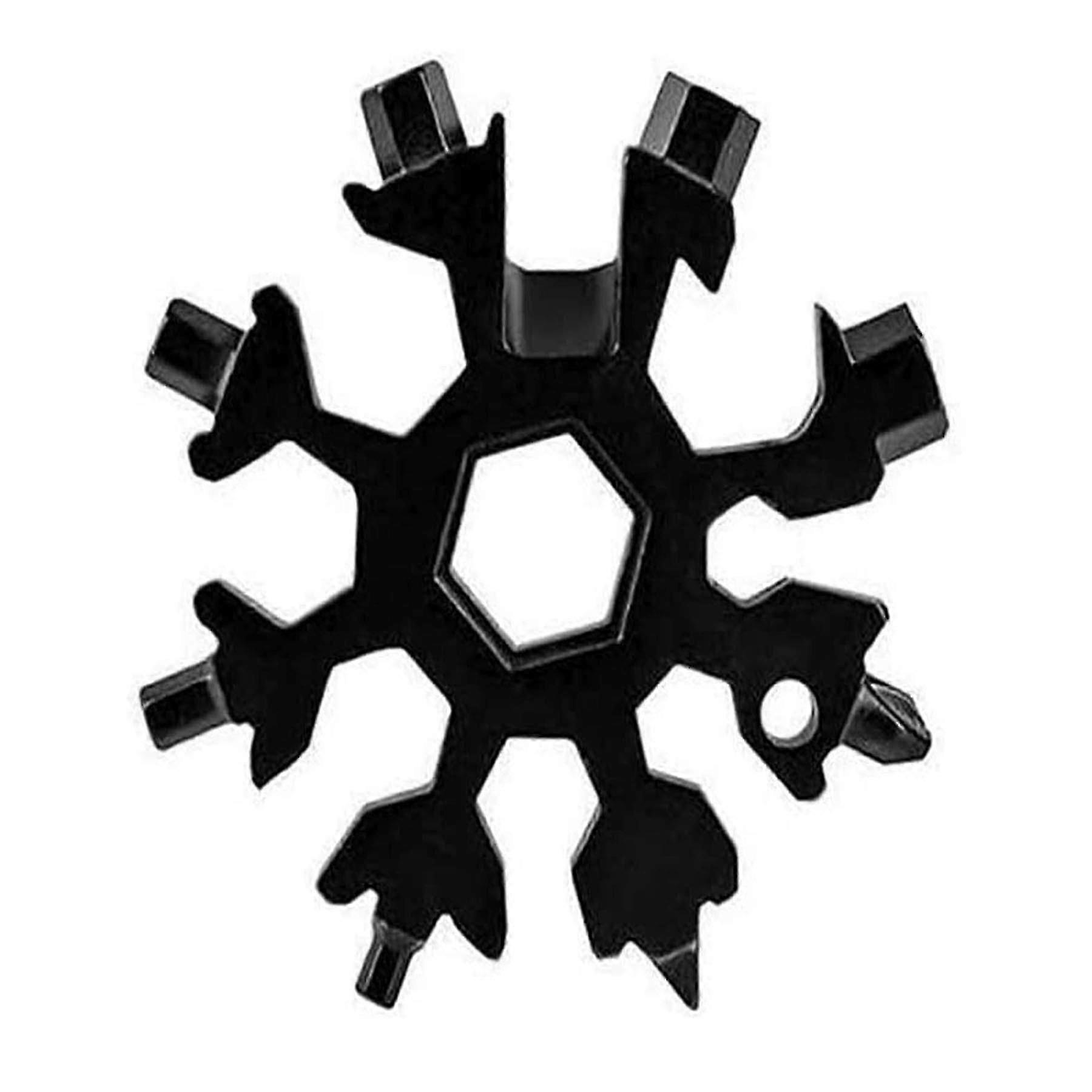 18 in 1 Snowflake Multi Tool, Black