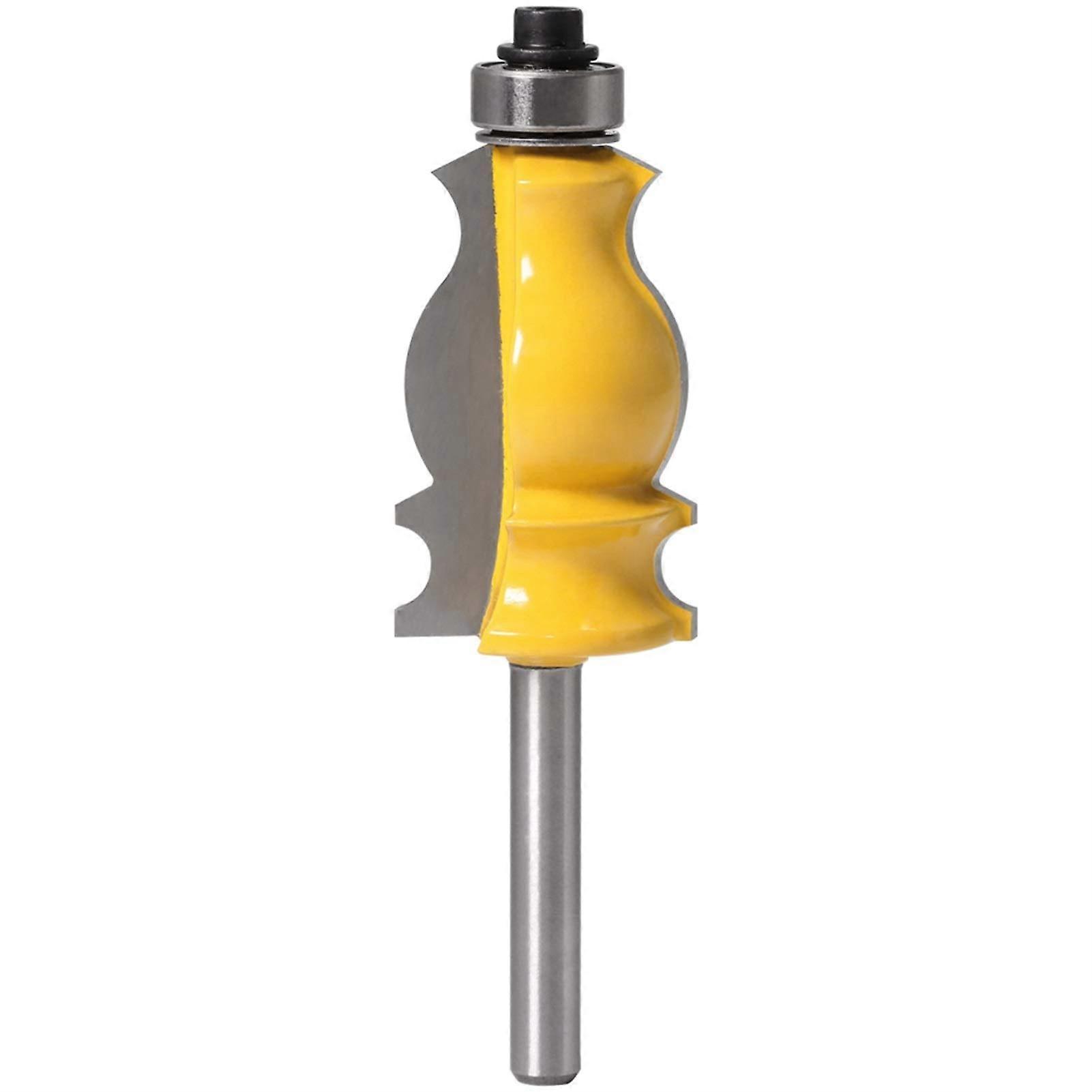 8mm 6mm Shank Carbide Molding Router Bit for Wood Milling, 8mm Cutting Edge Length, Trimming Woodwork Tool