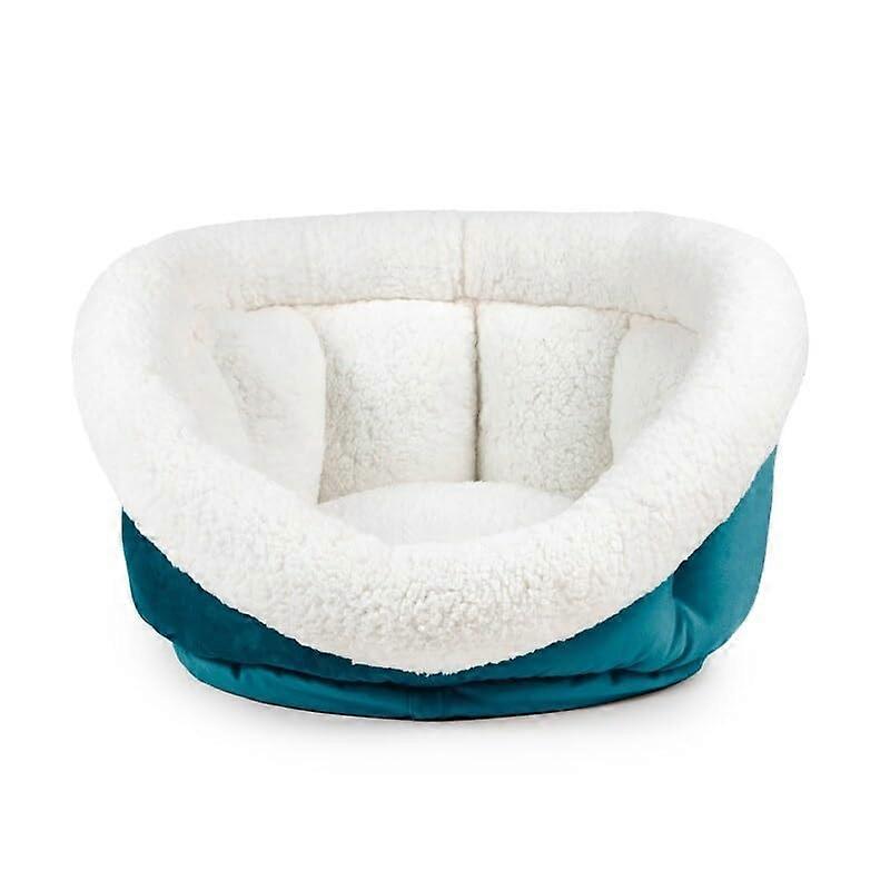Pets Small Cuddler Cup Pet Bed Blue  24x24