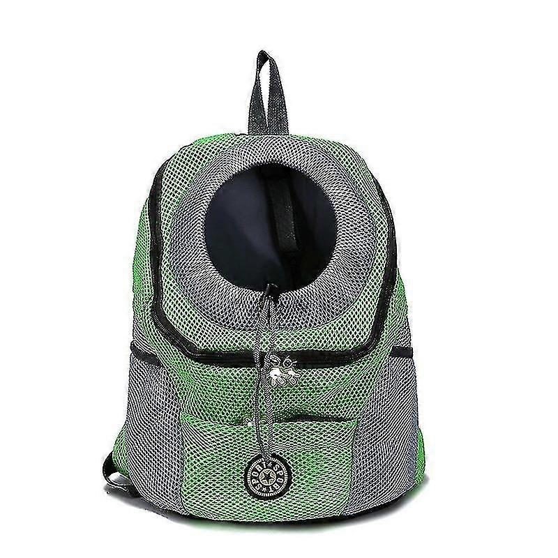 Durable Pet Carrier Backpack With Zipper Closure Breathable Design