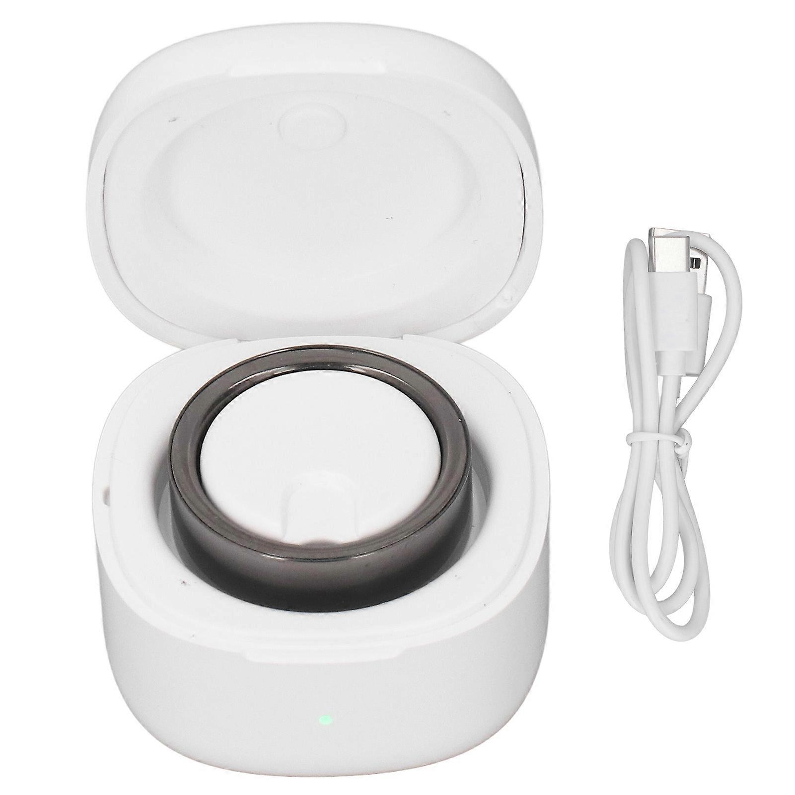 Smart Health Tracker Bluetooth Calorie Sleep Monitoring Ring with Portable Charging Case for Men Women