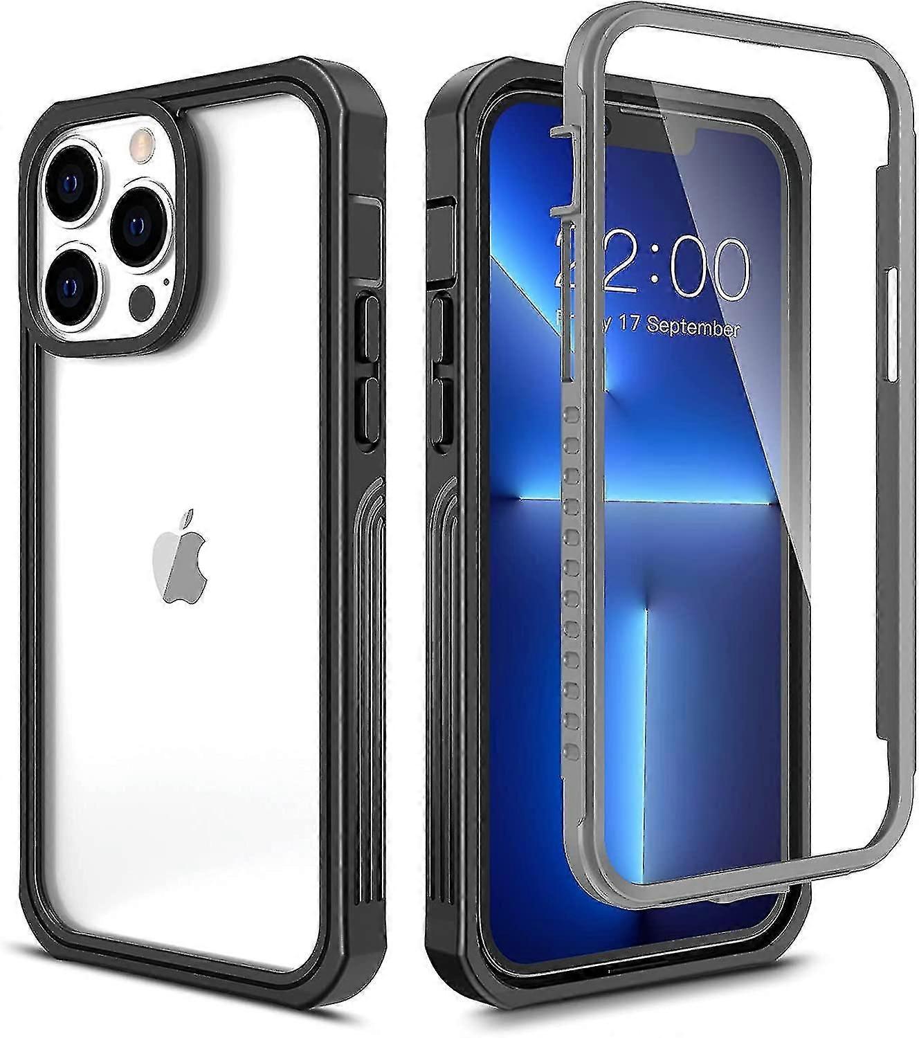 Clear Full Body Phone Case Compatible Iphone 14 Pro Max/14 Max/14 Pro/14 With Built-in Screen Protector