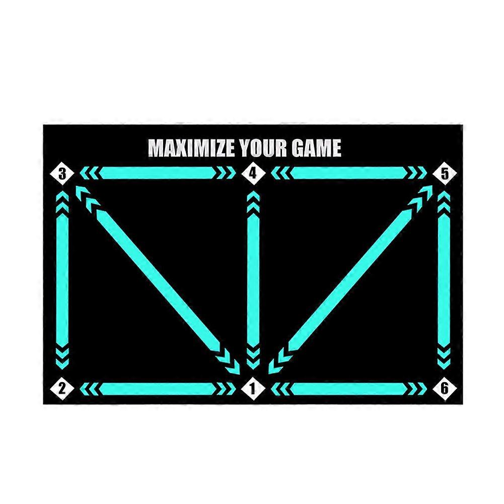 حصيرة تدريب كرة القدم ، حصيرة تدريب كرة القدم ، حصيرة رياضية صامتة مضادة للانزلاق حصيرة تدريب امتصاص الصدمات ، حصيرة سرعة التدريب