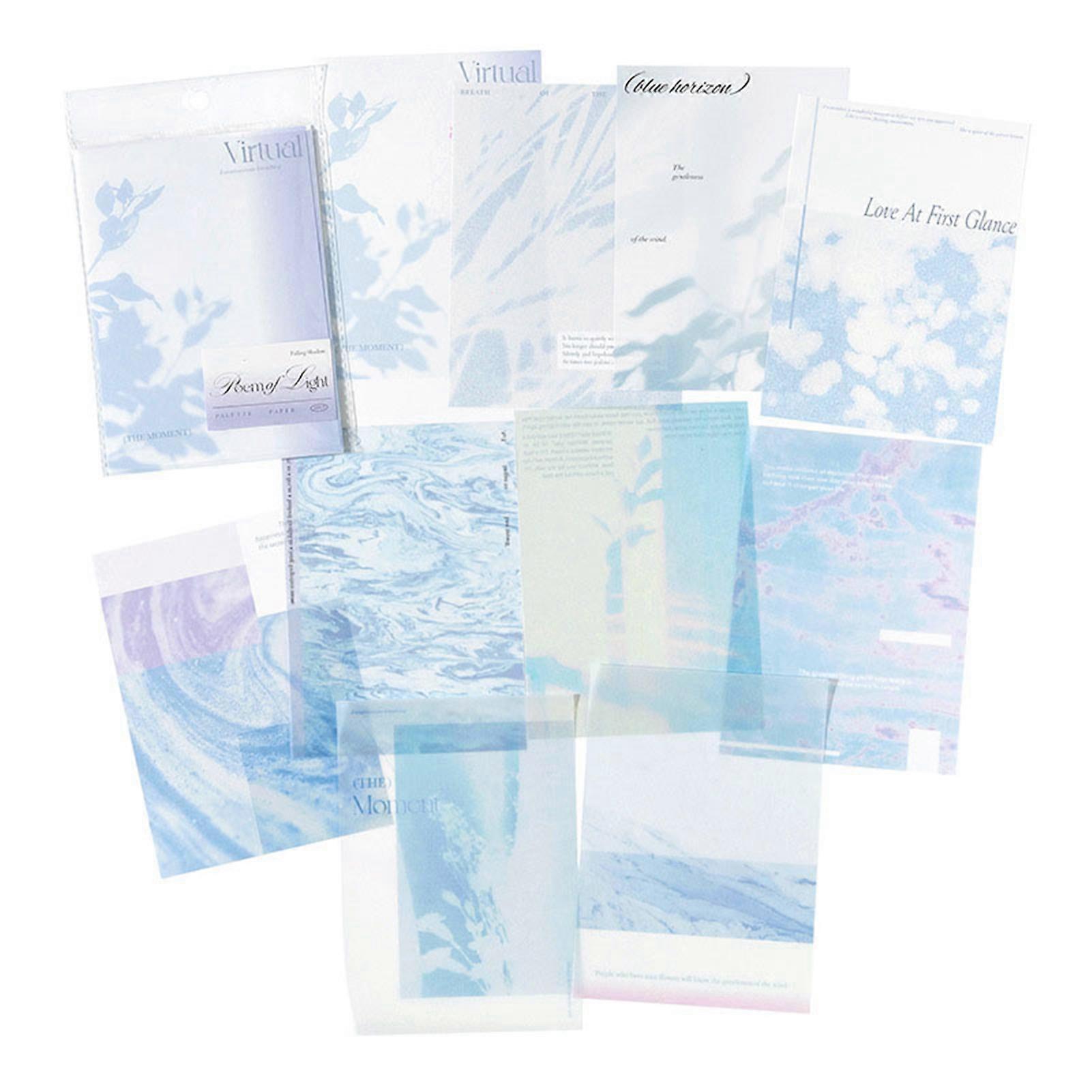 20 Sheets Scrapbooking Decorative Journaling Scrapbooking Craft Paper Pad for Photo Album Type 1