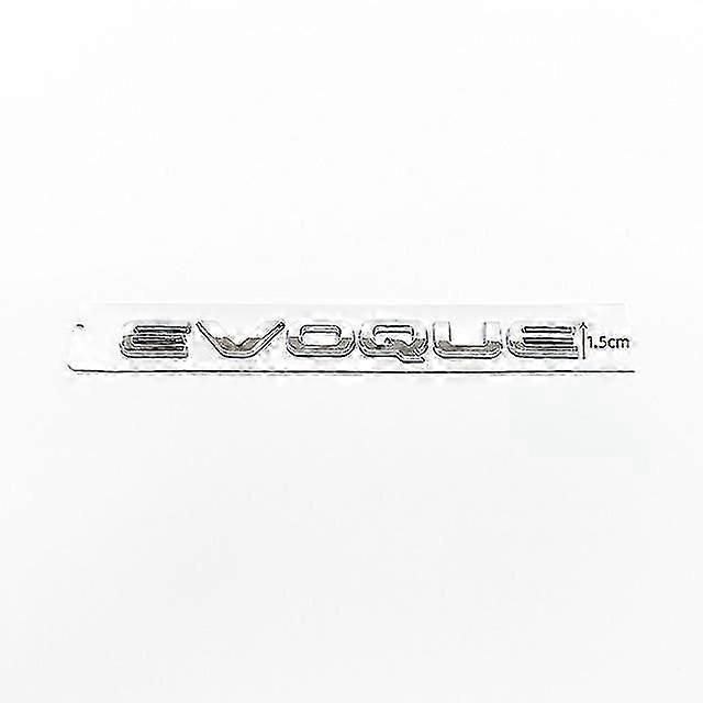 3d Abs Letters Evoque Car Sticker Rear Tail Trunk Sticker Car Rear Emblem Sticker For Range Rover P250 P300 Styling Accessories