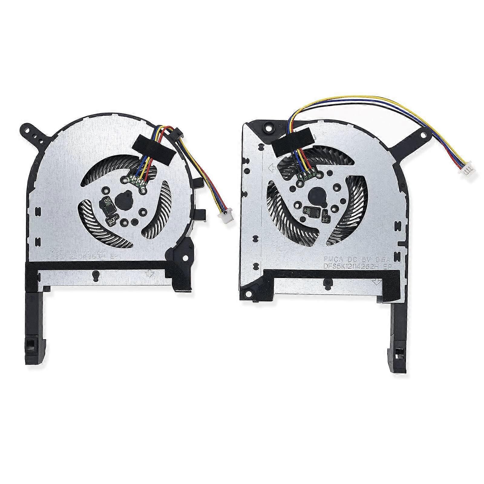 New CPU & GPU Cooling Fan for Asus FX505, FX506, FX705, FX86 Models - Replacement, Compatible, High Performance, Durable